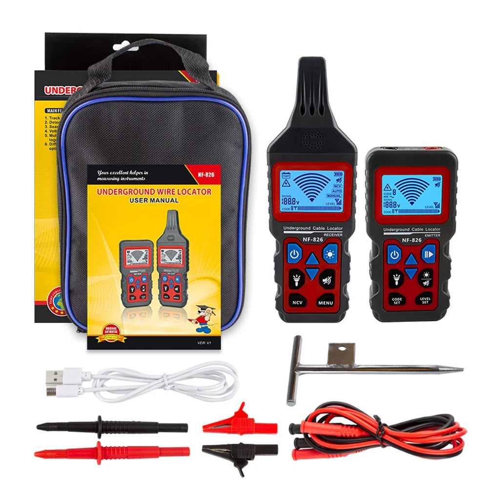Electrical Line and Pipeline Locator Detector Tool