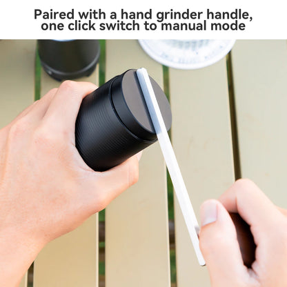 Portable Coffee Grinder with Built In Bean Container