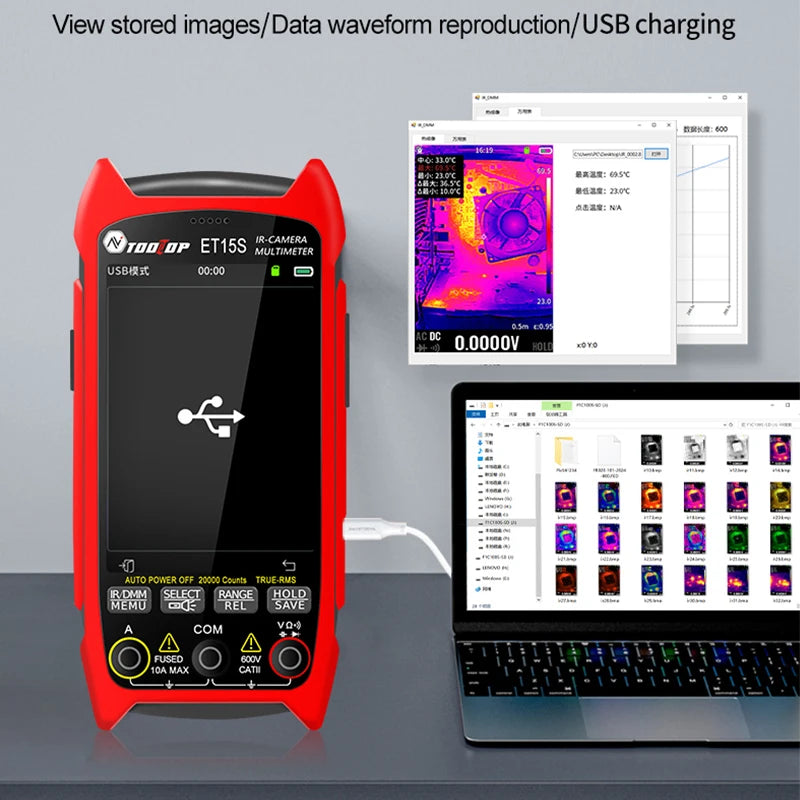 3.5 Inch Thermal Imager with Macro Lens Precision Electrical Scanner
