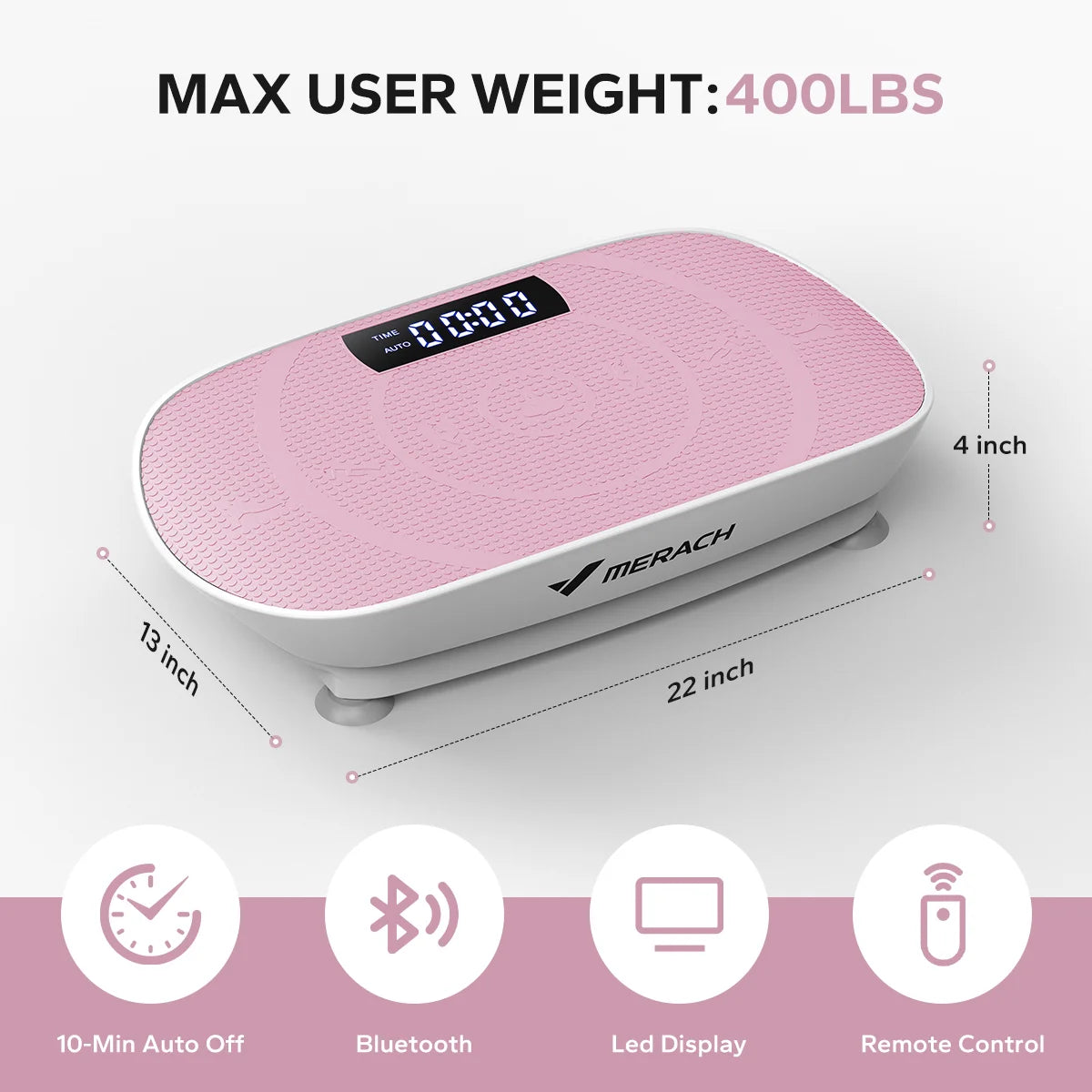 Vibration Plate Exercise Machine Whole Body Workout Platform