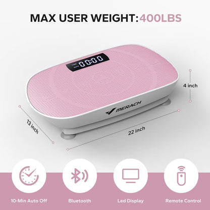 Vibration Plate Exercise Machine Whole Body Workout Platform