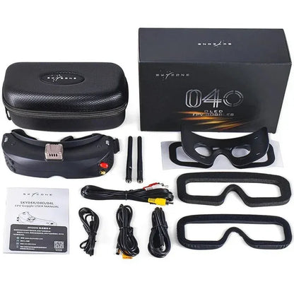 720P OLED FPV Goggles with Head Tracker and DVR