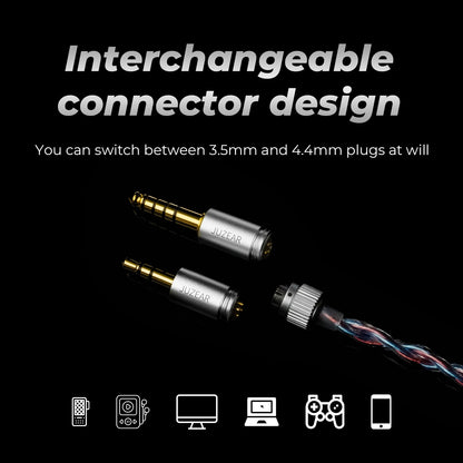 Audiophile Hybrid In-Ear Monitors with Replaceable Plugs