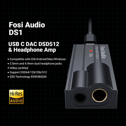 HiFi Headphone Amplifier with 4.4mm Balanced Output