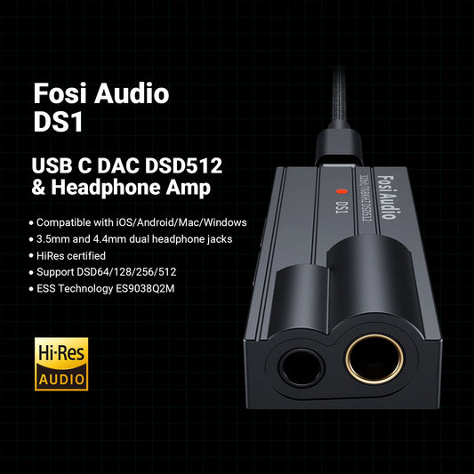 HiFi Headphone Amplifier with 4.4mm Balanced Output