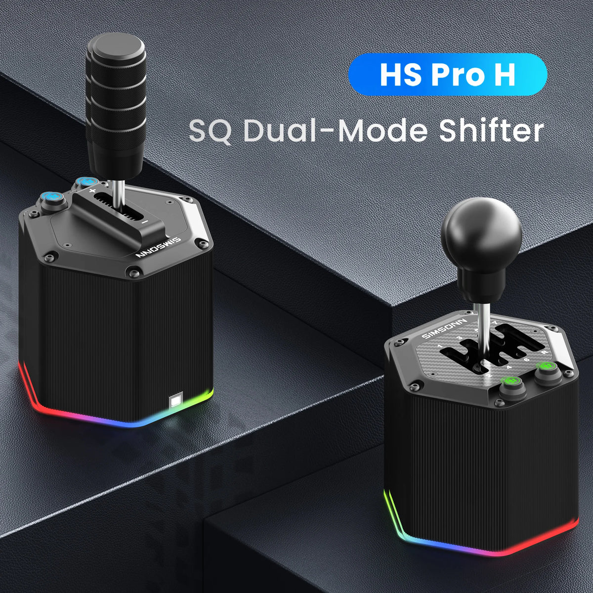 Dual-Mode Racing Shifter H-Type Sequential 6+R 7+R