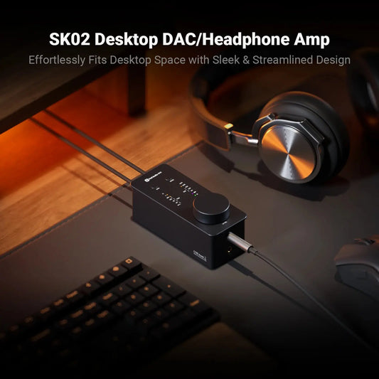 Desktop DAC Headphone Amp PCM384kHz DSD256