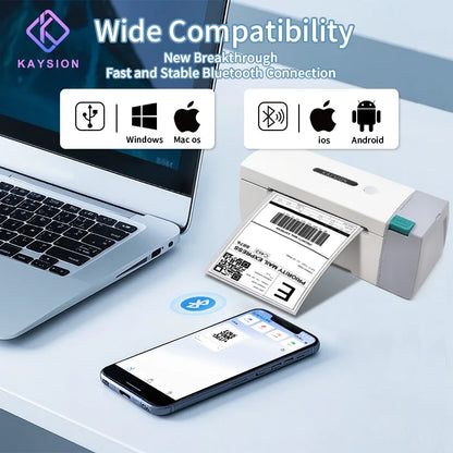 High-Speed Wireless Label Printer for Small Business Use