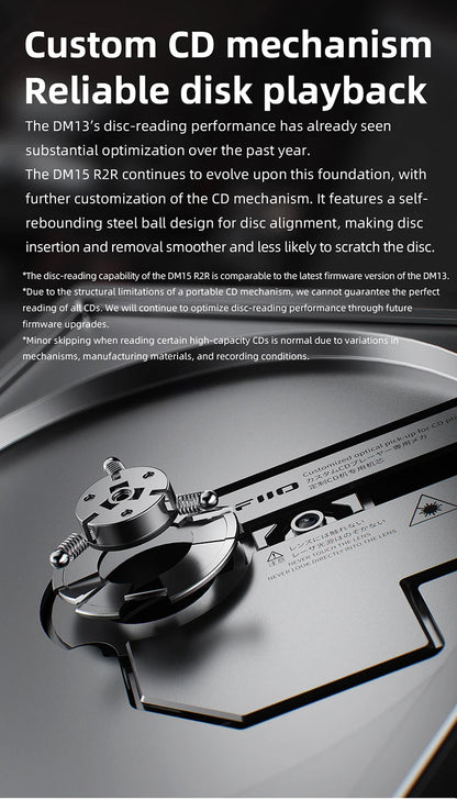 Portable Stereo CD Player with High-Power HiFi Output