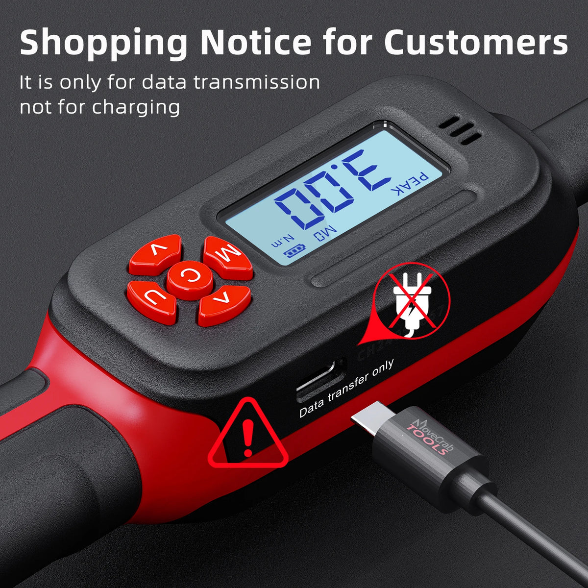 Precision Digital Torque Wrench ±2% Accuracy with Buzzer