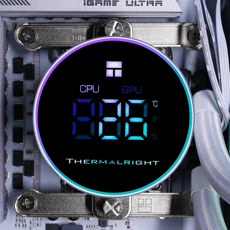 360mm ARGB Liquid CPU Cooler Black Radiator