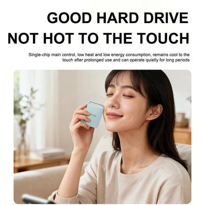 High-Speed Green Portable External SSD