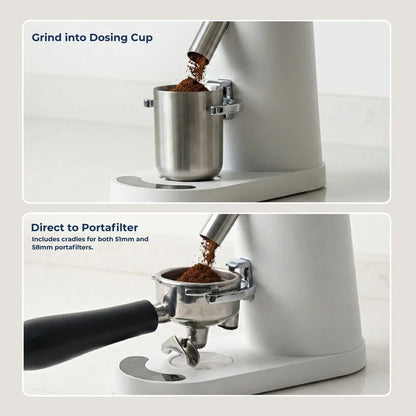 USB-C Rechargeable Coffee Grinder 60 Settings Stainless Steel Burr