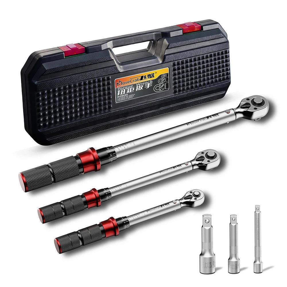 Adjustable Torque Wrench Kit 4-165 Ft.lb for Vehicles