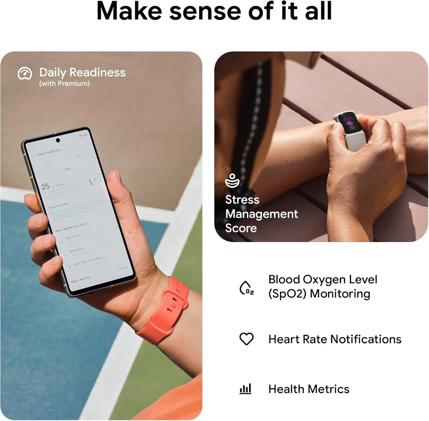 Smartwatch Fitness Tracker with ECG GPS SpO2 Heart Rate