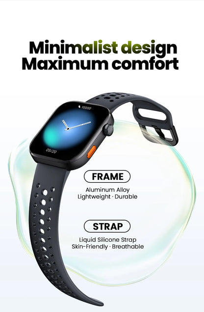 1.97 Inch AMOLED GPS Smartwatch with Compass and 5ATM