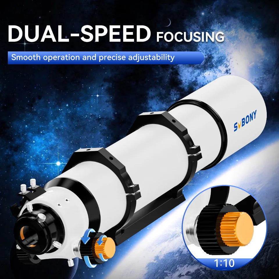 102mm Refractor Telescope with Dual Speed Focuser