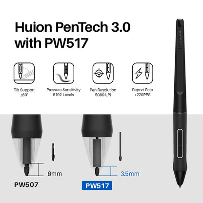 HUION Digital Pen Tablet for Artists and Designers
