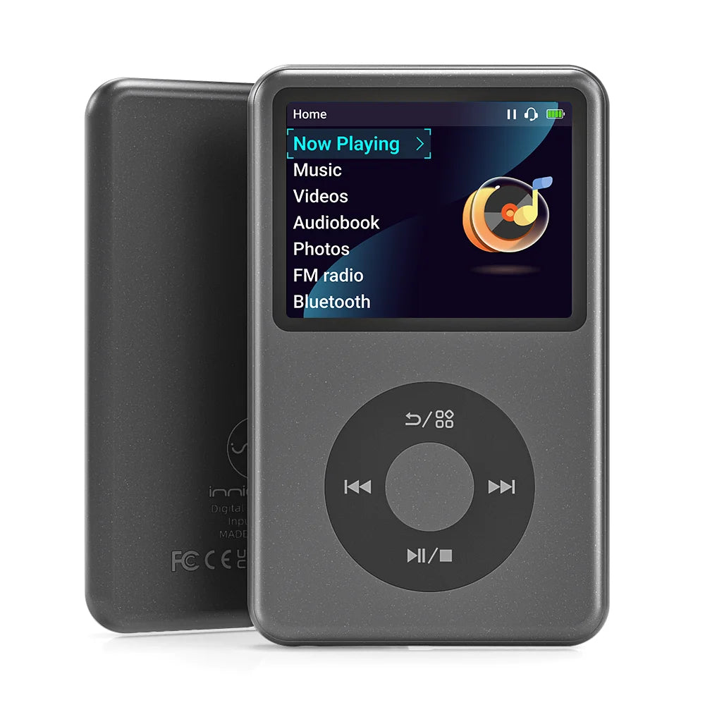 HiFi MP3 Player with Bluetooth Video FM Radio 128GB Storage
