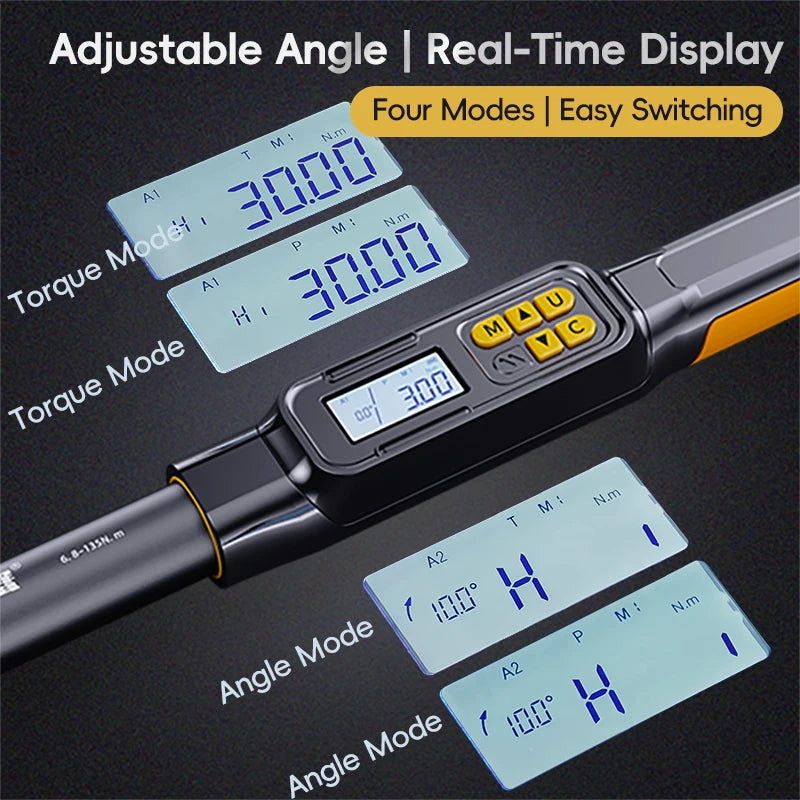 Angle Torque Wrench 6.8-135N.m Car Repair Tool