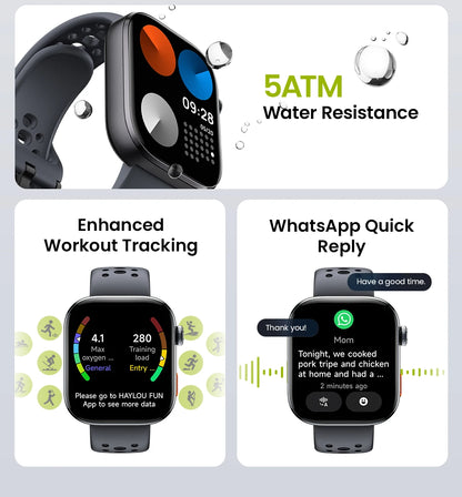 1.97 Inch AMOLED GPS Smartwatch with Compass and 5ATM