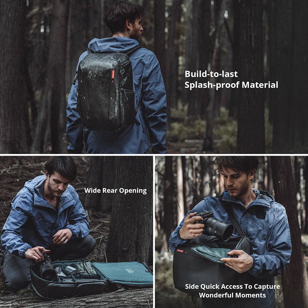 22L Camera Backpack for DSLR Mirrorless and Action Cameras