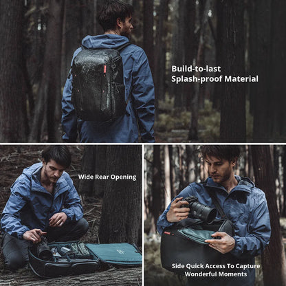 22L Camera Backpack for DSLR Mirrorless and Action Cameras