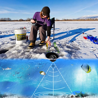 Rechargeable Fish Finder with Wireless Sensor and Depth Alert