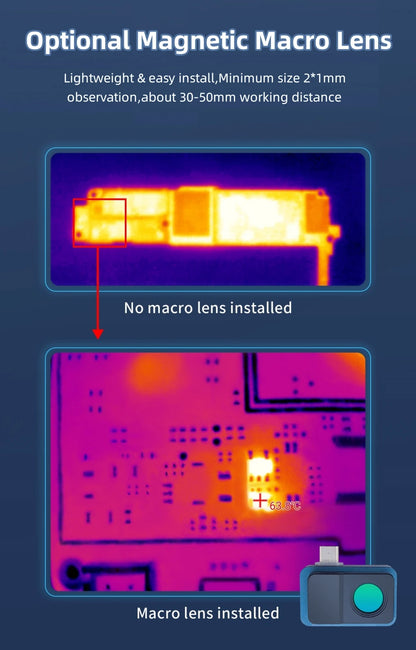 Portable Thermal Imaging Camera 256×192 Type-C Android