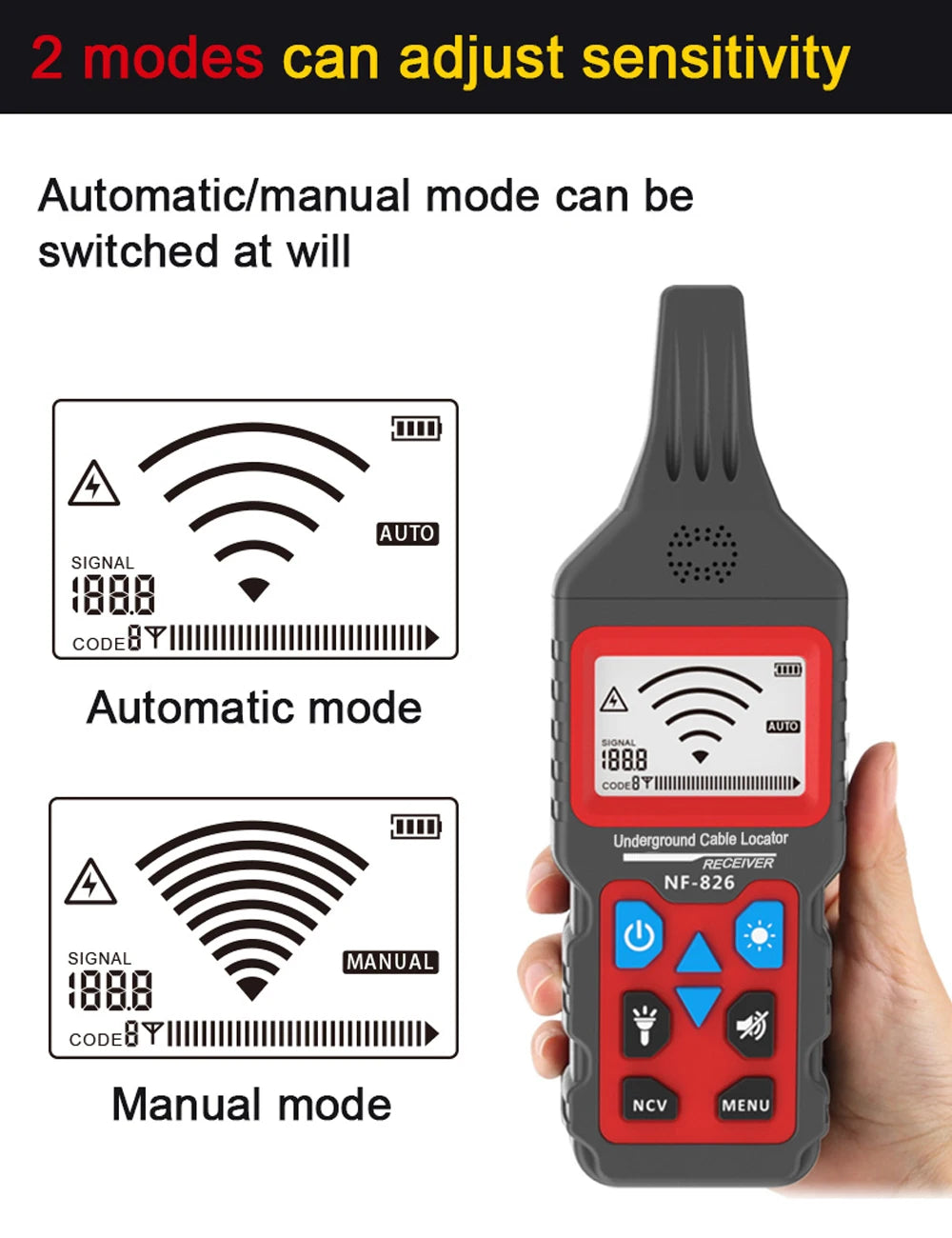 Electrical Line and Pipeline Locator Detector Tool