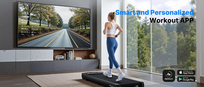Portable Under Desk Treadmill with Remote and LED