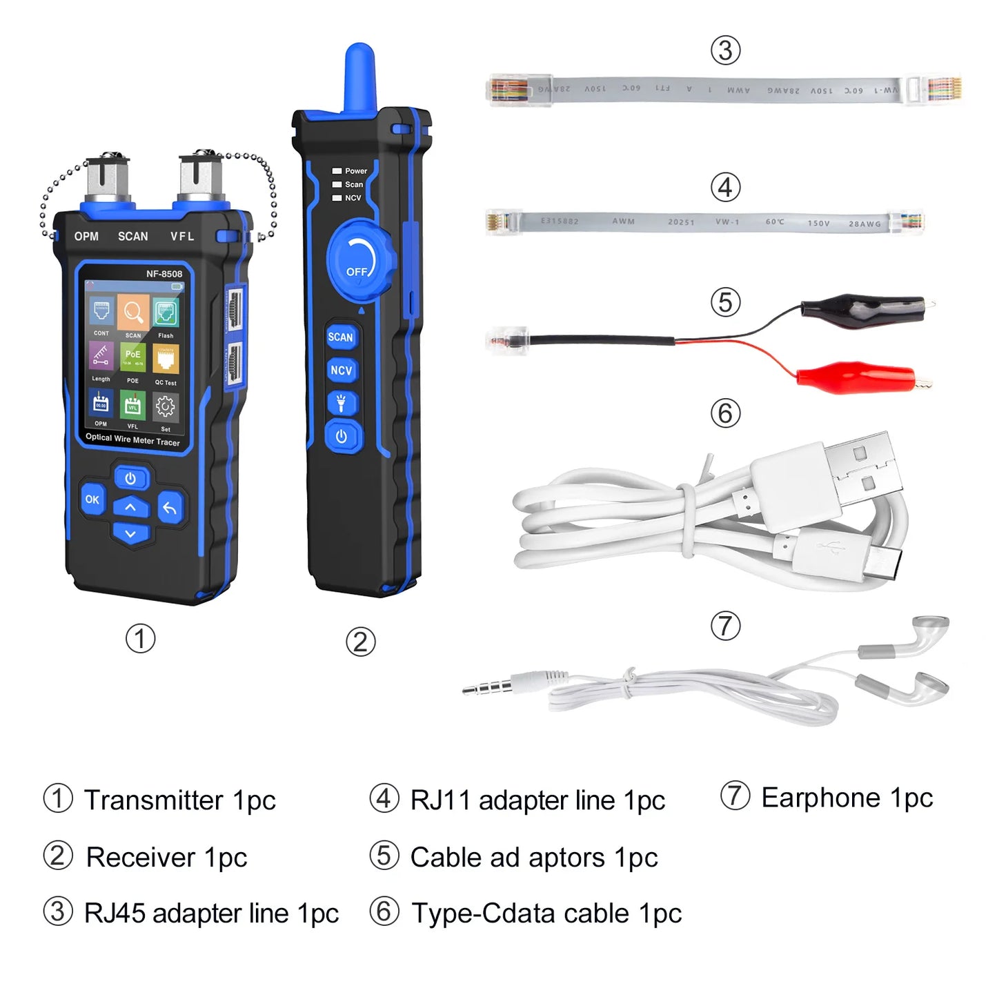Digital Network Line Finder with PoE Checker & Cable Tracker