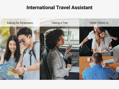Smart Translator Earbuds Two-Way Language Translation