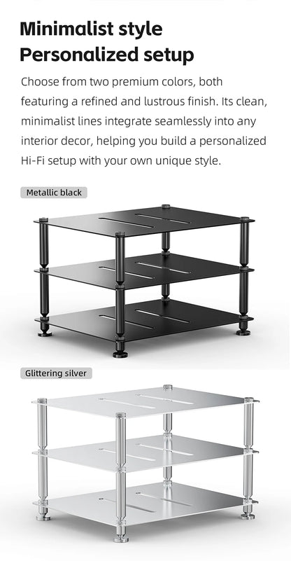 Modular Desktop HiFi Equipment Rack CD Decoder Amplifier Stand