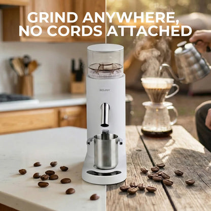 USB-C Rechargeable Coffee Grinder 60 Settings Stainless Steel Burr