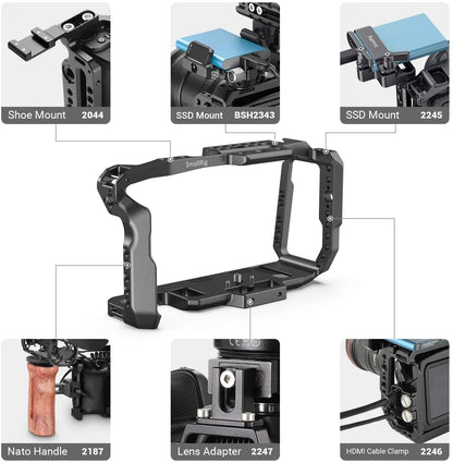 Camera Cage for Blackmagic Pocket Cinema Camera 4K 6K