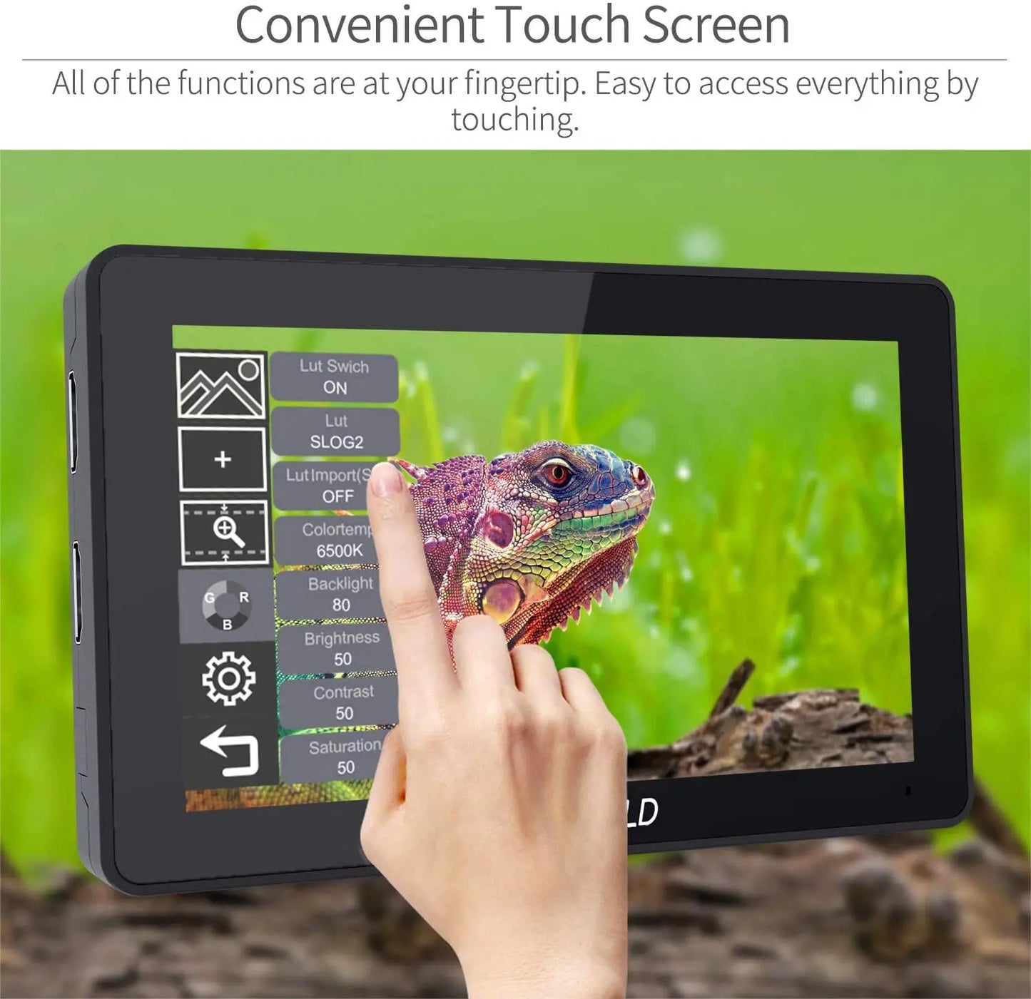 DSLR Touch Screen Monitor NP750 with HDR 3D Lut