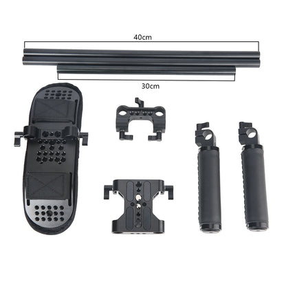 Universal Camera Shoulder Rig with 15mm Rail System
