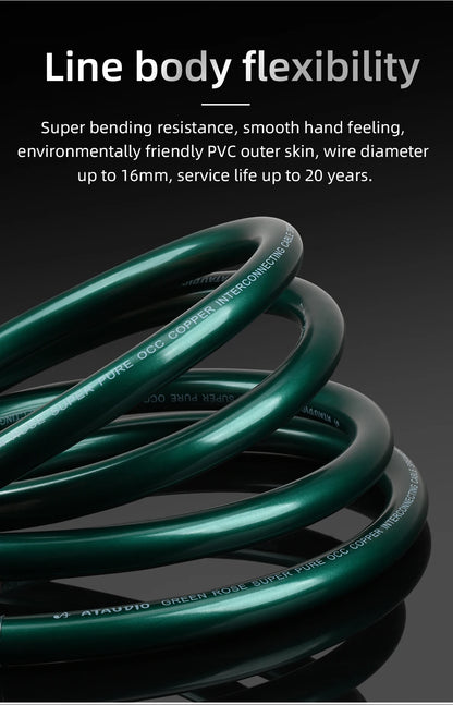 3m Hi-Fi OCC Copper Power Cable for Tube Amplifiers