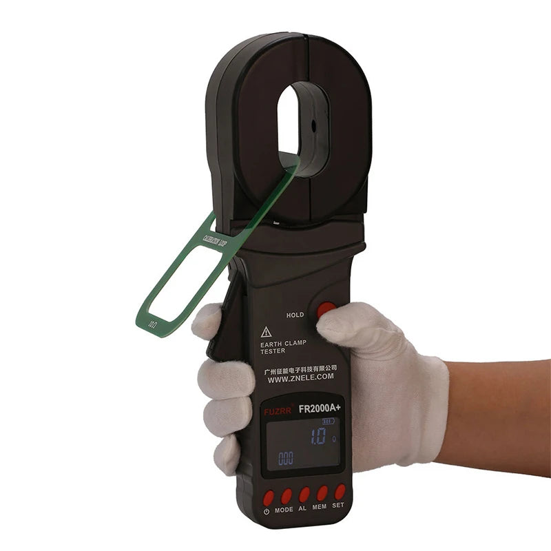 Portable Clamp Earth Resistance Tester with LCD Display