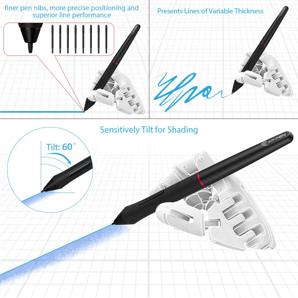 11.6 Inch Graphics Tablet Monitor Tilt Support with Stand