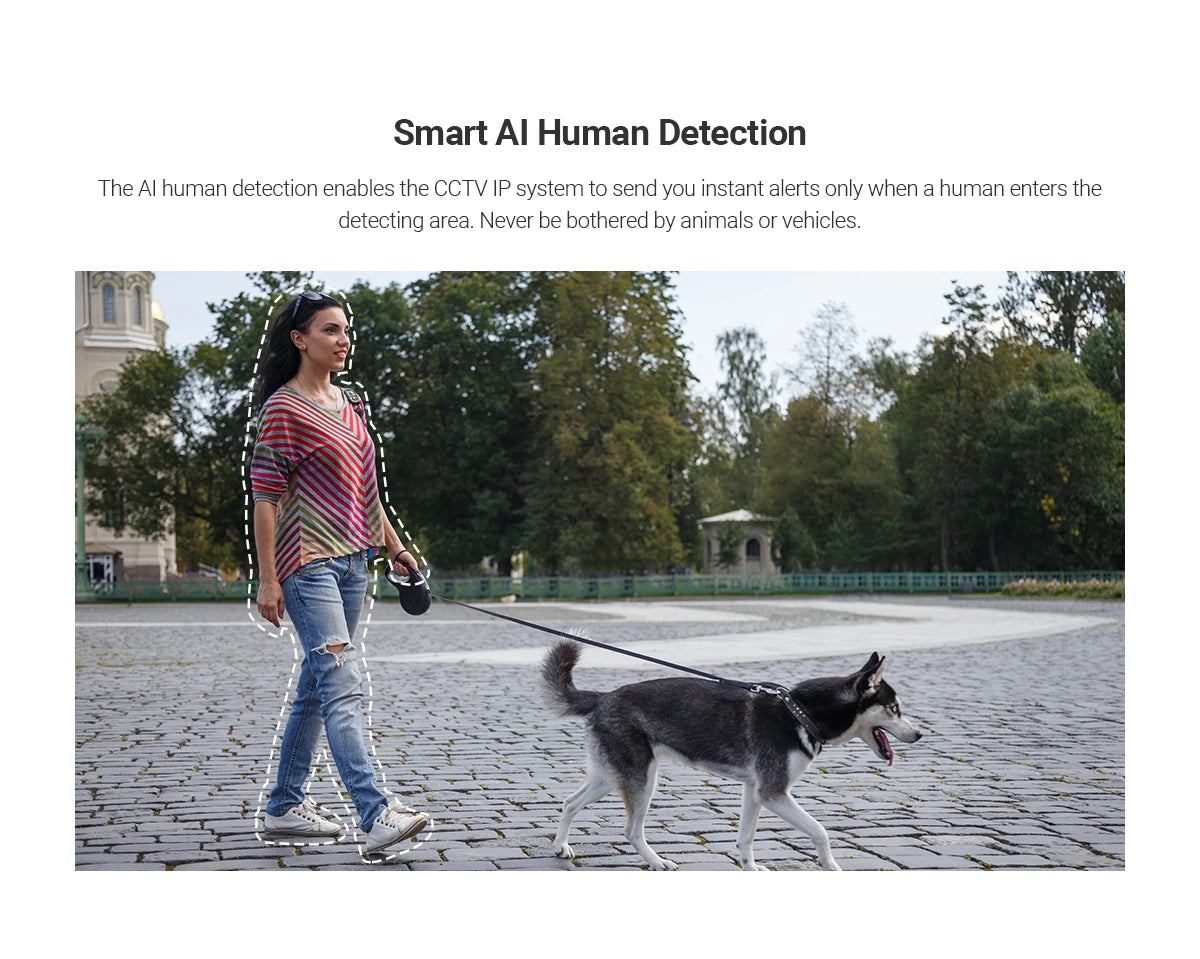 4-Camera Wireless CCTV System with Audio Recording