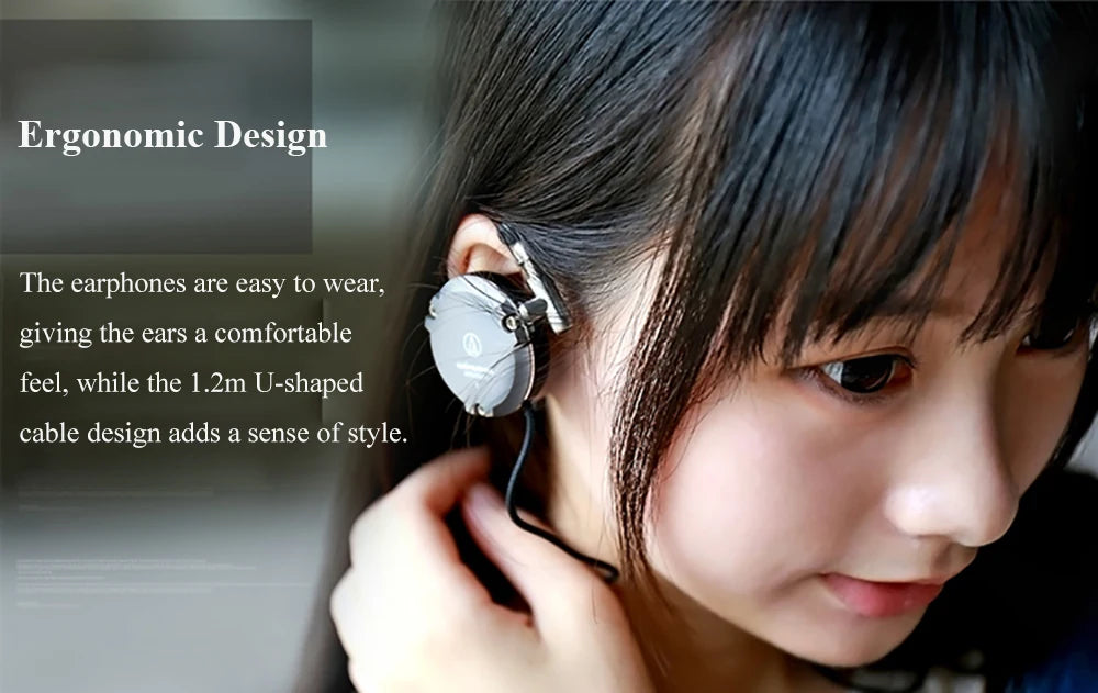 Yellow High-Performance Wired Music Earphones 3.5mm