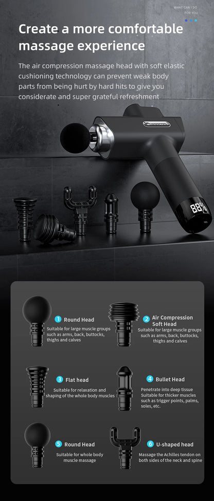 Portable Deep Tissue Percussion Massage Gun