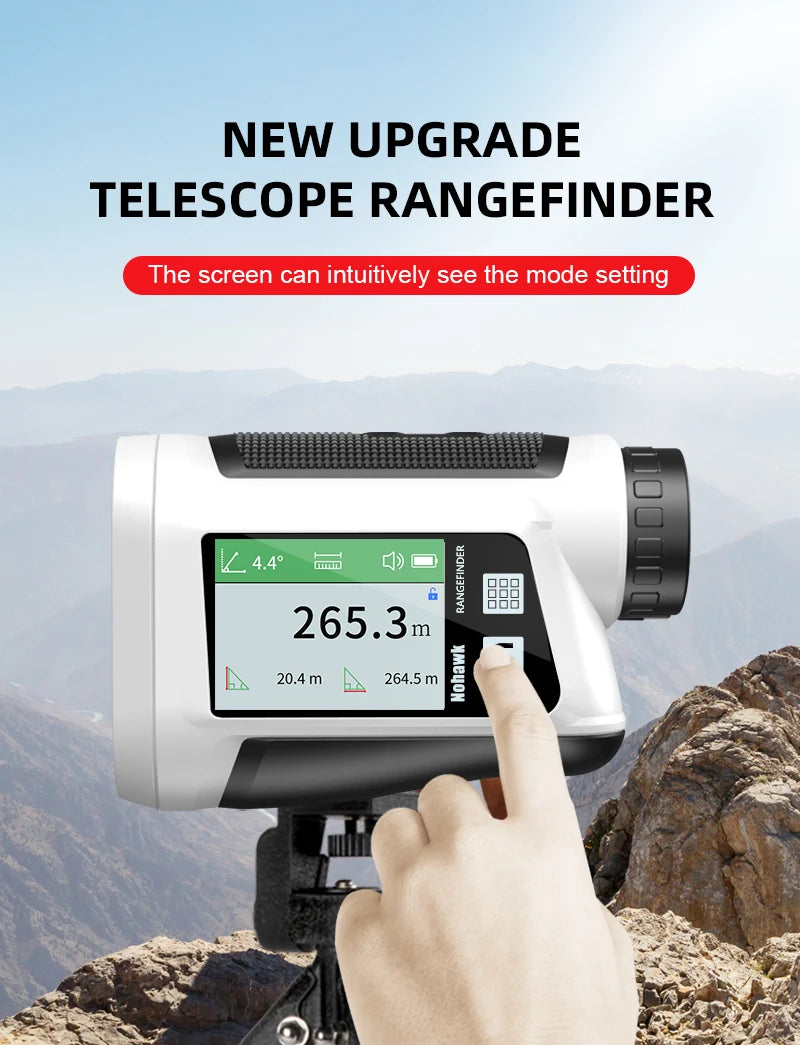 1200m Golf Laser Rangefinder Flag Lock Vibration Smart