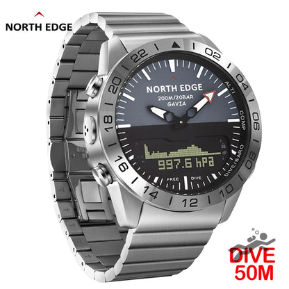Heavy Duty Digital Dive Watch Compass Altimeter Barometer