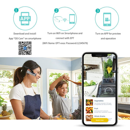 Wearable 4K Digital Camcorder with WiFi Streaming