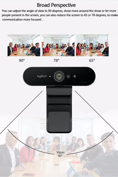 Logitech BRIO C1000e 4K Ultra HD Webcam with Microphone for Streaming and Calls