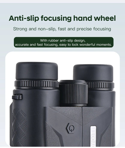 1800m Rangefinder ED Binoculars 10x42 Waterproof Khaki