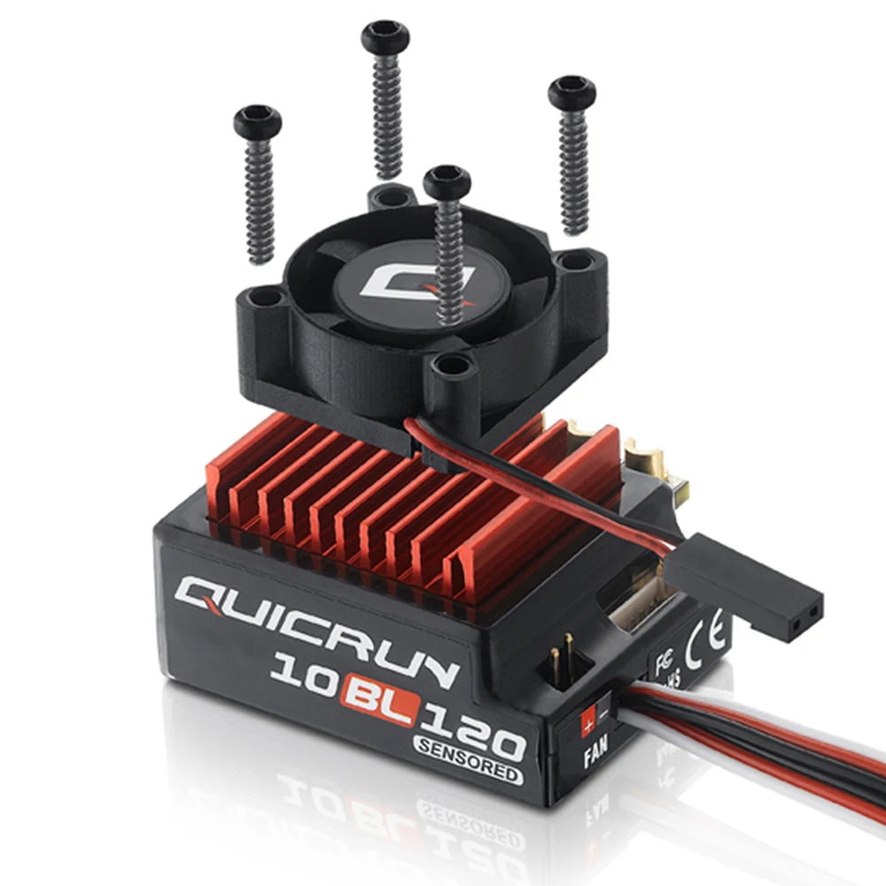 4.5T 120A Sensored Brushless Motor ESC Set for RC Racing